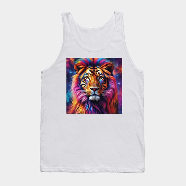 Lion king watercolor design Tank Top by nonagobich